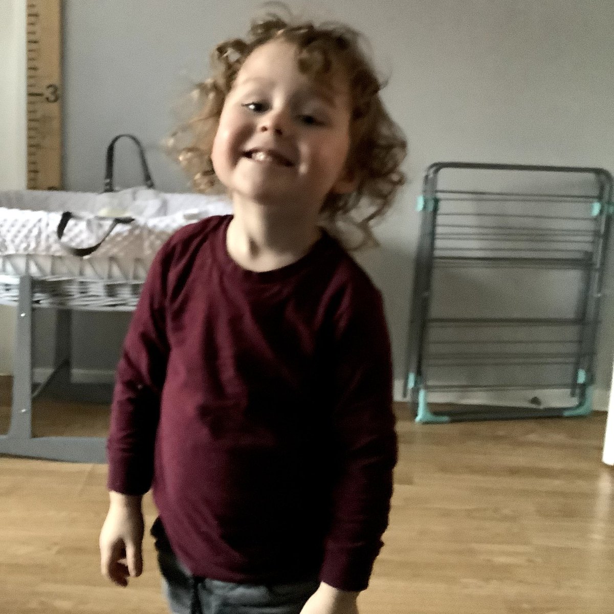 jade_says_stuff's tweet photo. @thismorning my 2 year old son, Jude, just got very excited hearing #LeoSayer singing his song 🥰 https://t.co/5kDmP3yUsk