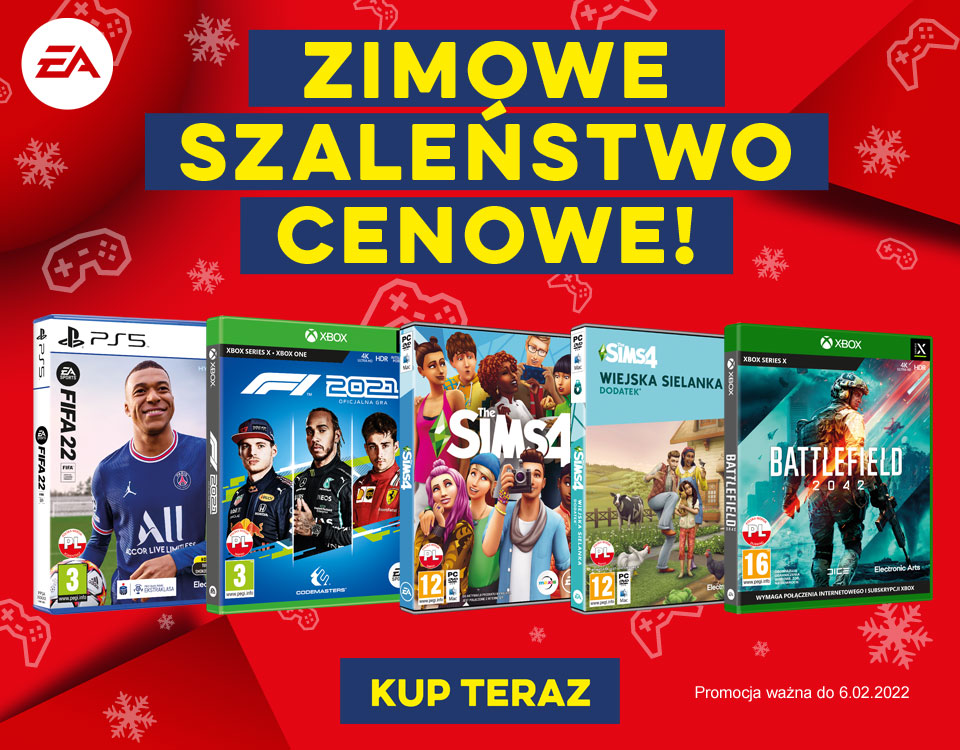Konsoleigry's tweet photo. Trwa zimowe szaleństwo cenowe od Electronic Arts😍😍😍Promocja trwa do 06.02.❗❗❗
https://t.co/M9ZKNopI2v https://t.co/HTb0j8eTg1