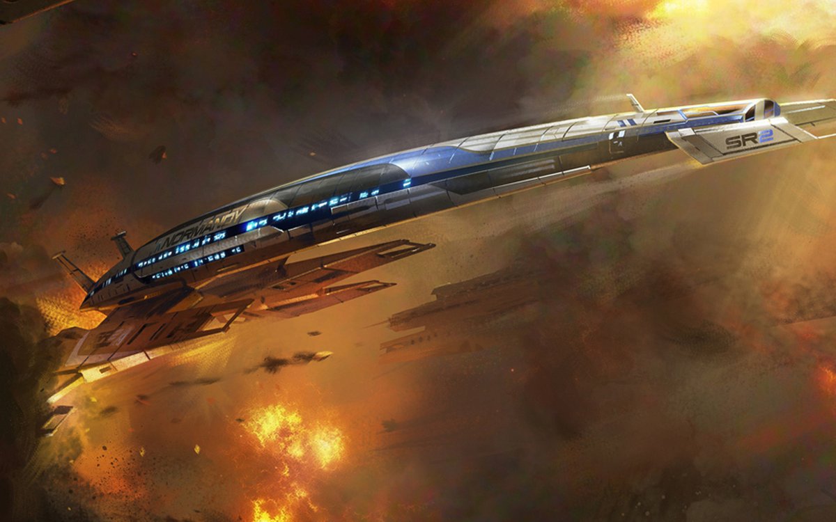 TheSpaceshipper's tweet photo. Mass Effect 2 was released 12 years ago today.

"I was only 'mostly dead'. Try finding that option on government paperwork."

Art by Benjamin Huen. https://t.co/8F3QXgYCxa