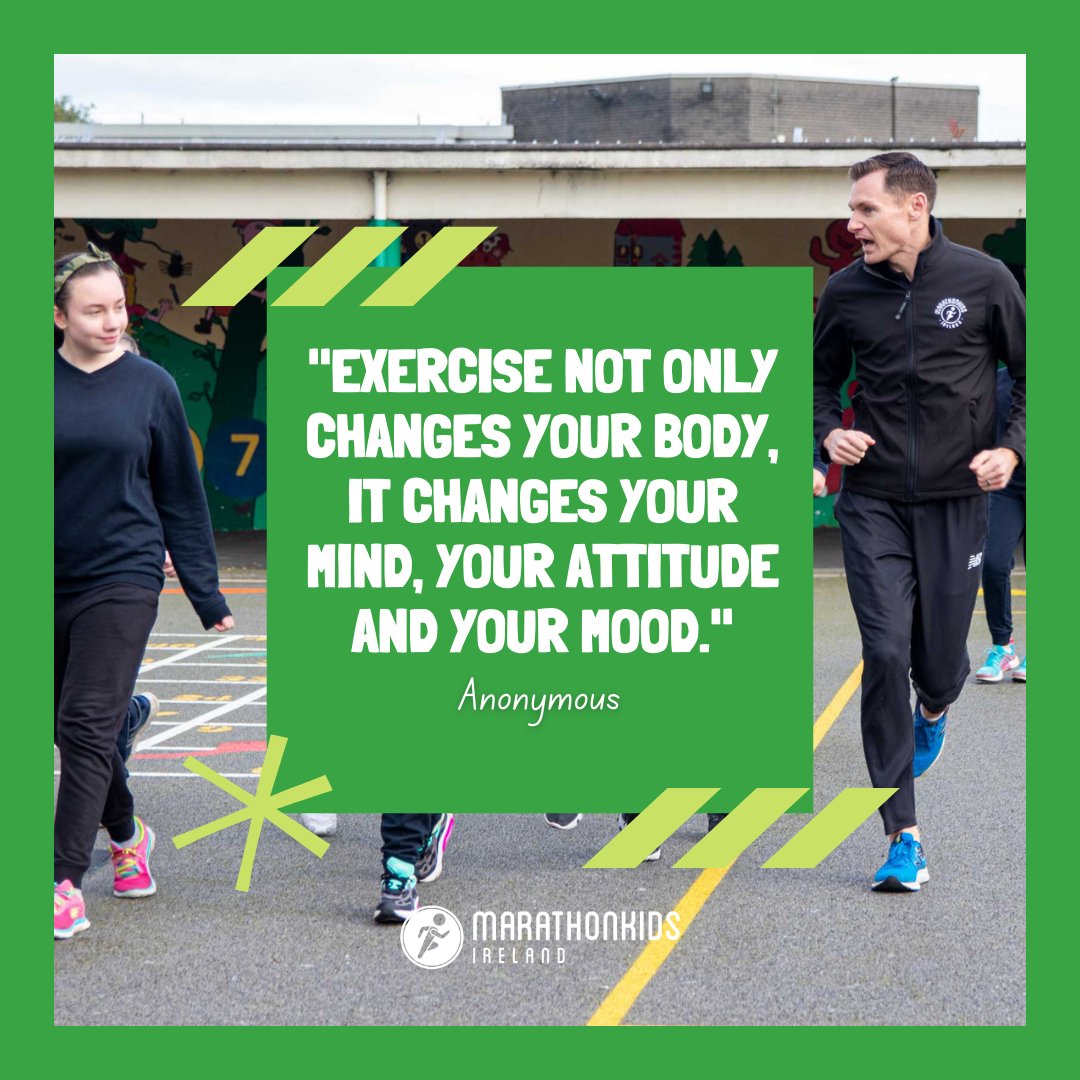 MarathonkidsIre's tweet photo. "Exercise not only changes your body, it changes your mind, your attitude and your mood." - Anonymous
#marathonkidsireland #marathonfamilies #marathonkids #dublinkids #runningireland #dublinrunning #schoolireland #sportprogramme #runningkids #runningdublin #irishsport https://t.co/xyskxuB0vn