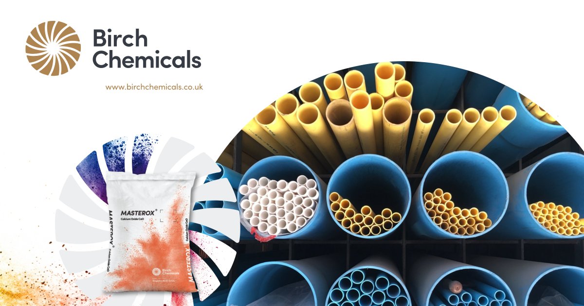 Masterox is our powerful calcium oxide moisture control for a wide range of plastics, like PVC, EVA, bio plastics and more. 

Masterox's high surface area and purity means that you cut down on addition levels - without sacrificing high-quality results.

ow.ly/m8VV50HClmr