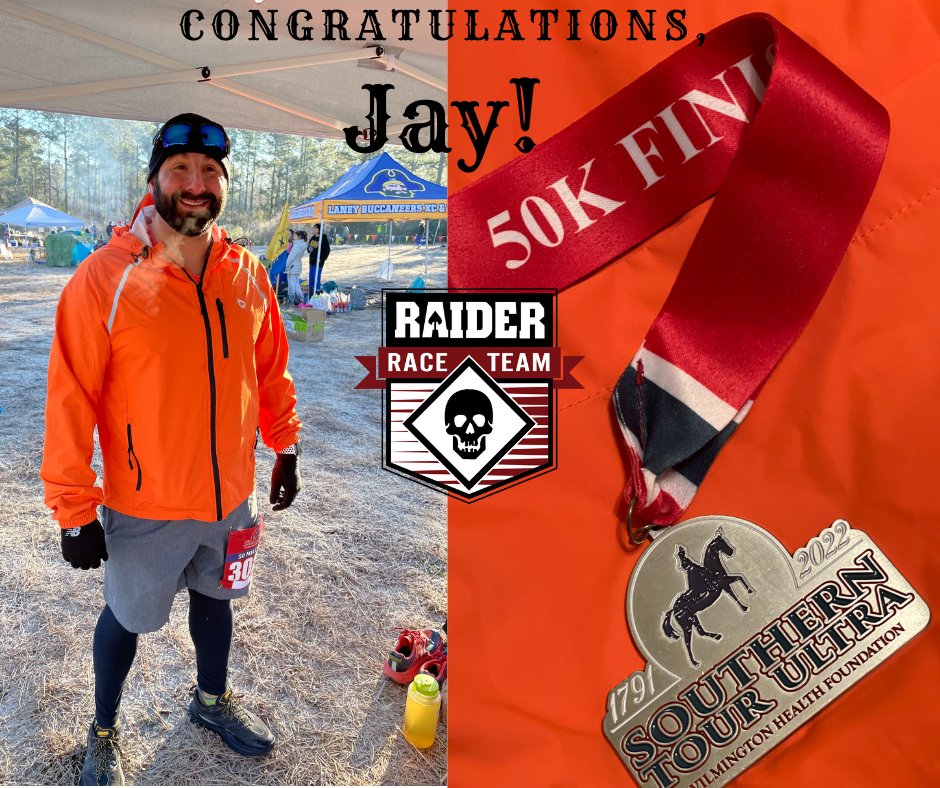 RaiderFoundatio's tweet photo. Please join us in congratulating Miles for MARSOC Raider Race Team Community Athlete Jay Karras on running 50K in the Southern Tour Ultra on Sunday! Jay ran 50K in 20-40 degree temps! Great job, Jay! Thanks for choosing to #Run4Raiders! https://t.co/q4uwBn9Qhv https://t.co/jRTOqIBcfh
