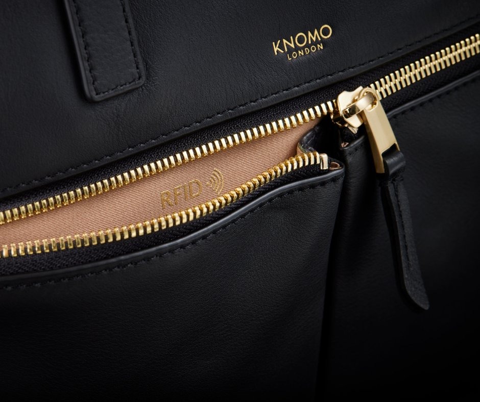 KnomoLondon's tweet photo. Keep your cards close, and your accounts safe🔐
Our RFID pockets are lined with the latest technology to prevent data skimming fraud.
Visit our website to find out what RFID protection is and how our bags can protect you. https://t.co/R0wkrTTTyh
#RFIDprotected #Dataskimming https://t.co/MtN03mbcwg