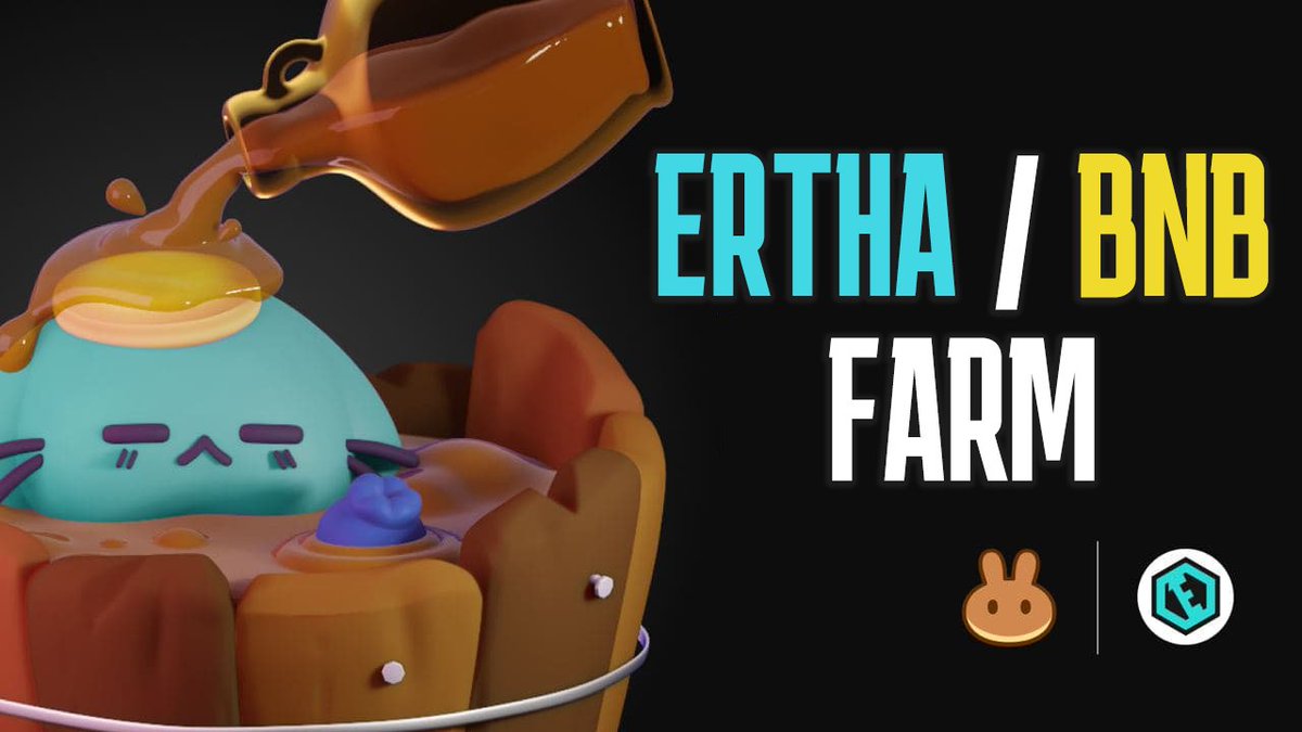 ErthaGame's tweet photo. ERTHA Token Farm and Syrup Pool is now live on @PancakeSwap ! 😍
Add #liquidity to the Ertha/BNB Farm and stake your LP token to earn extra cake! 🚀https://t.co/29QfFnqw7r
The farm will have 1x CAKE rewards for the first 48 hours! 💸
#Staking #Metaverse https://t.co/TSfwXA8eMa