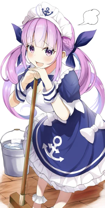 おサボりメイド? #あくあーと 
