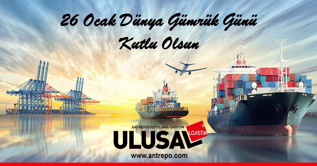 ulusallojistik's tweet photo. Kamu – Özel Tüm Gümrük Mensuplarının 26 Ocak Dünya Gümrük Gününü Kutlarız. #ulusallojistik #DünyaGümrükGünü #26Ocak https://t.co/XMLMc4bW9b