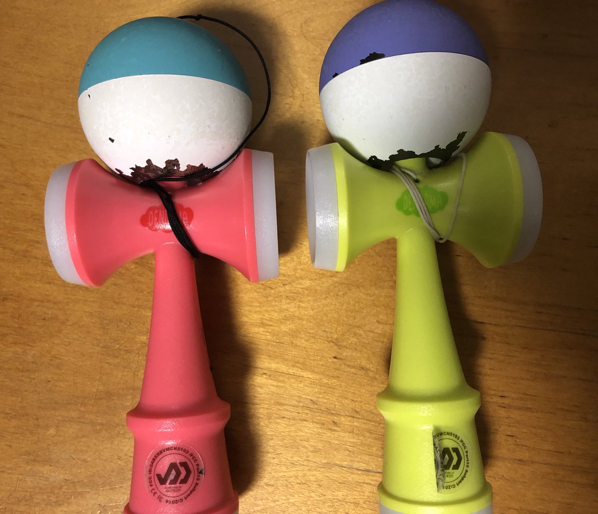 Ec_rice5150_2's tweet photo. けん玉についているセンサーを感じとって、インターネットと結ぶIOTけん玉のDENDAMA(電玉)アプリも使っています😆 #sira水 #33fan #33けん玉 #DENDAMA https://t.co/3zAkGqX6MG