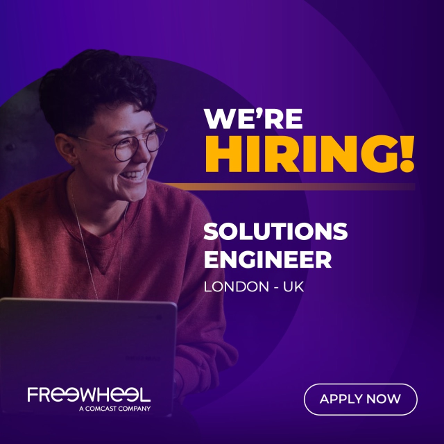 AntonyBarLDN's tweet photo. @FreeWheel is looking for a Solutions Engineer who serves as a primary point of contact for clients when an opportunity or need for a new solution is required. Reach out for more information or apply today! #werehiring #hiringintech #hiring #FreeWheelEmp https://t.co/7xrD02n0RQ https://t.co/Ty7qkaCzqt