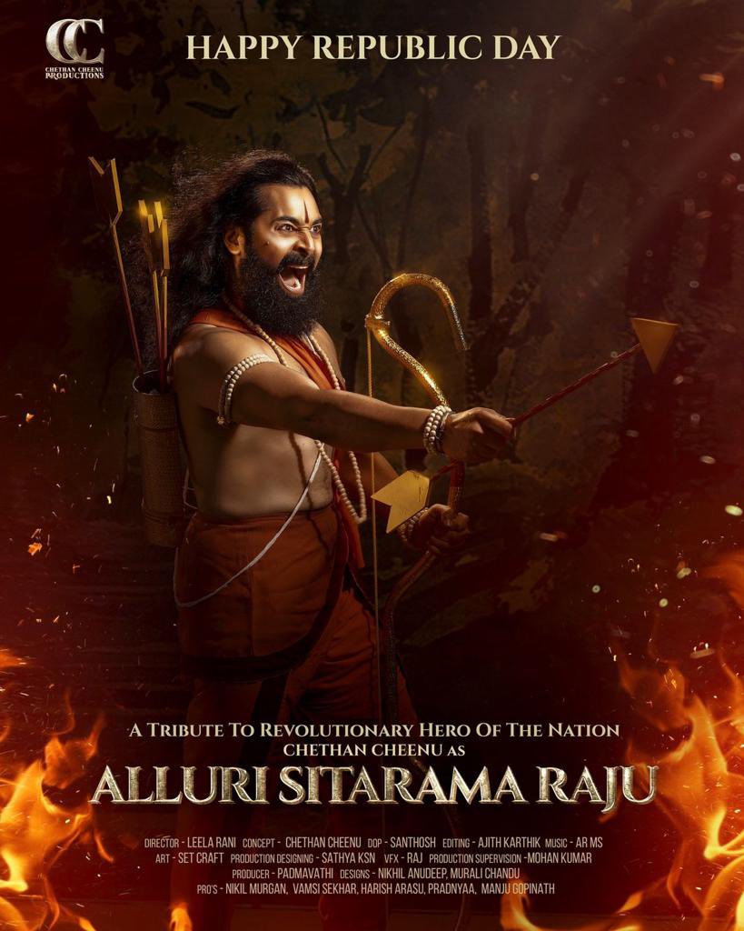 ccproductions04's tweet photo. #ONEACTOR12MAKEOVERS
#HappyRepublicDay
A TRIBUTE TO GREAT LEADERS
#AlluriSitaramaRaju
#VinayakDamodarSavarkar
#ChhatrapatiShivaji
#ChandraShekharAzad
Recreated By #Actor
@ChethanCheenu 
#ccproductions04 Initiative
@onlynikil @UrsVamsiShekar 
@HarishVN1 #Manju #Pradnya https://t.co/ZeWXoxCCKz