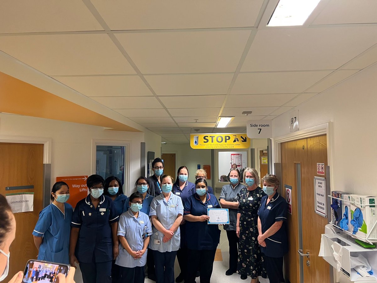 HalfordKathryn's tweet photo. The second silver Ward Accreditation @BHRUT_NHS this week, congratulations Sunrise B https://t.co/PST3AX5tAe
