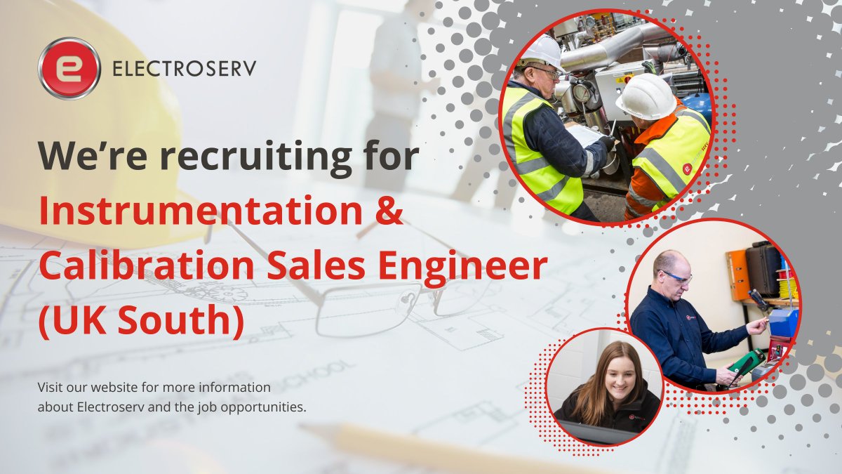 Electr0serv's tweet photo. We are hiring an Instrumentation &amp; Calibration Sales Engineer !
This is a great opportunity for sales with industry experience to join a growing and ambitious company.
To apply for the position, please click https://t.co/F5Sve0kUiu
#salesjobs #businessdevelopement #accountmanager https://t.co/mblWtOztdn