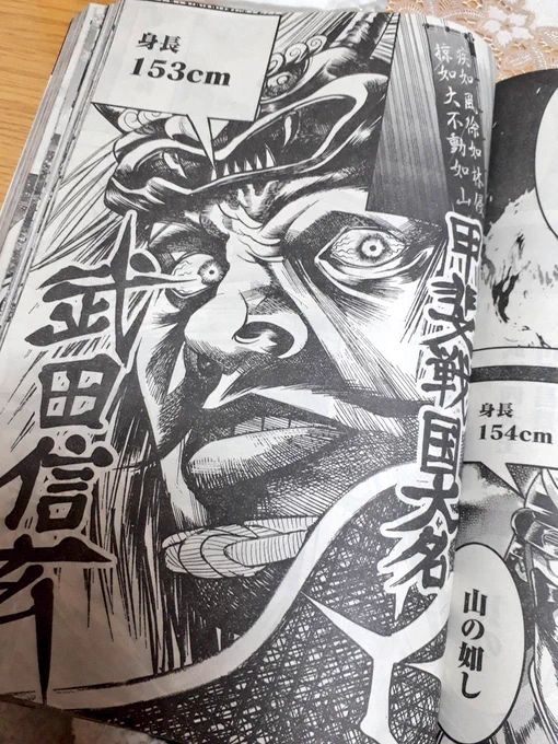 ここの武田信玄の顔はお気に入りです。
武田信玄は、生誕500周年らしいですよ。
500歳らしいっすよ

#長谷川無双#イブニング 