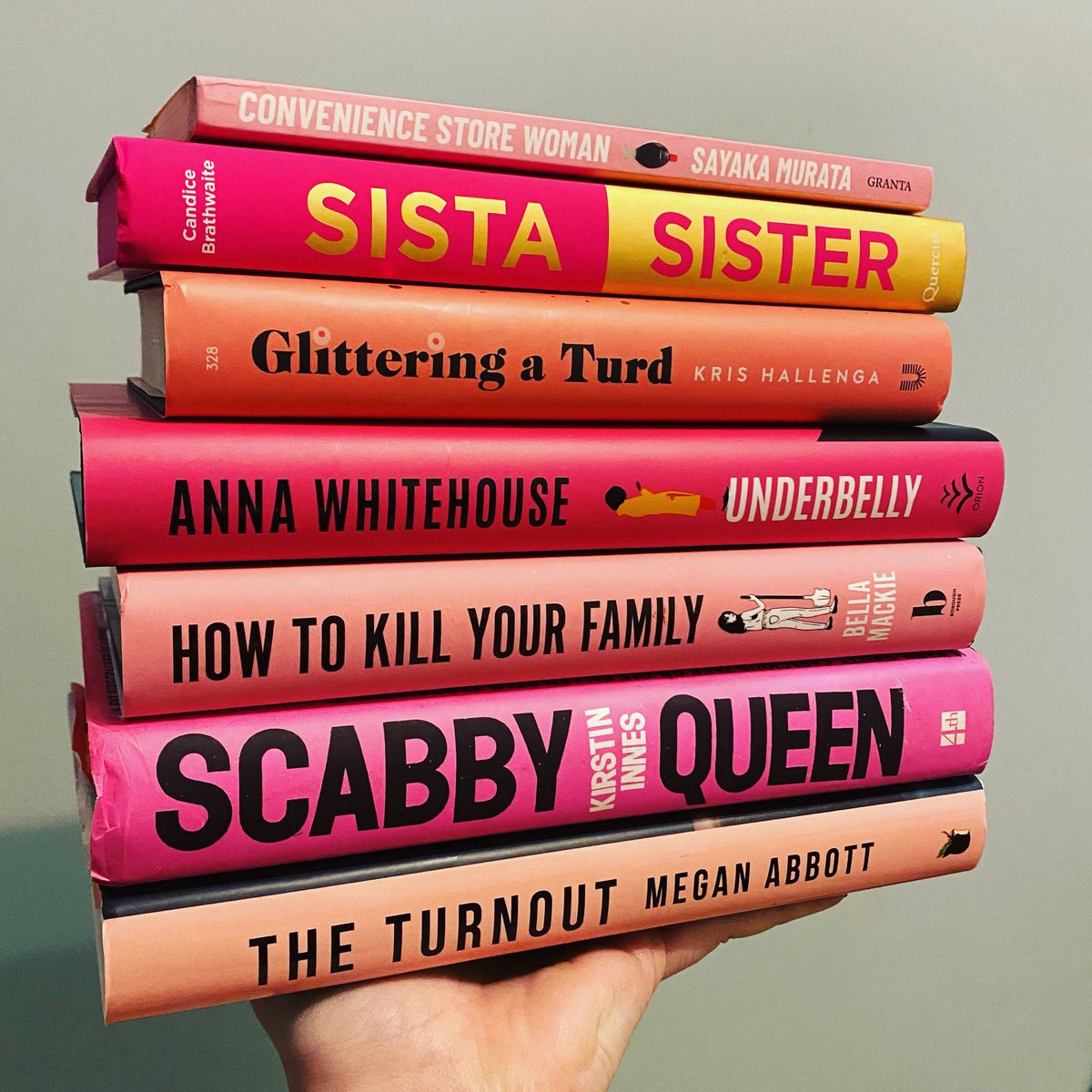 KReadingmachine's tweet photo. On Wednesdays we read pink!
Check out my #pinkstack over on Instagram
https://t.co/dCoJ1M9yCY https://t.co/RBk2pyk6JY
