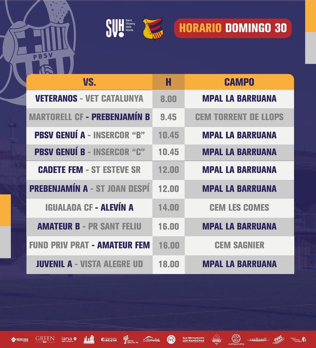 PENYA BARCELONISTA SANT VICENÇ DEL HORTS tweet media