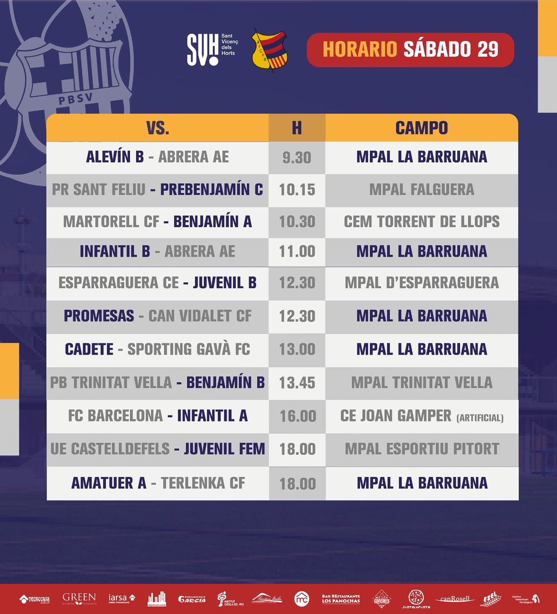 PENYA BARCELONISTA SANT VICENÇ DEL HORTS tweet media