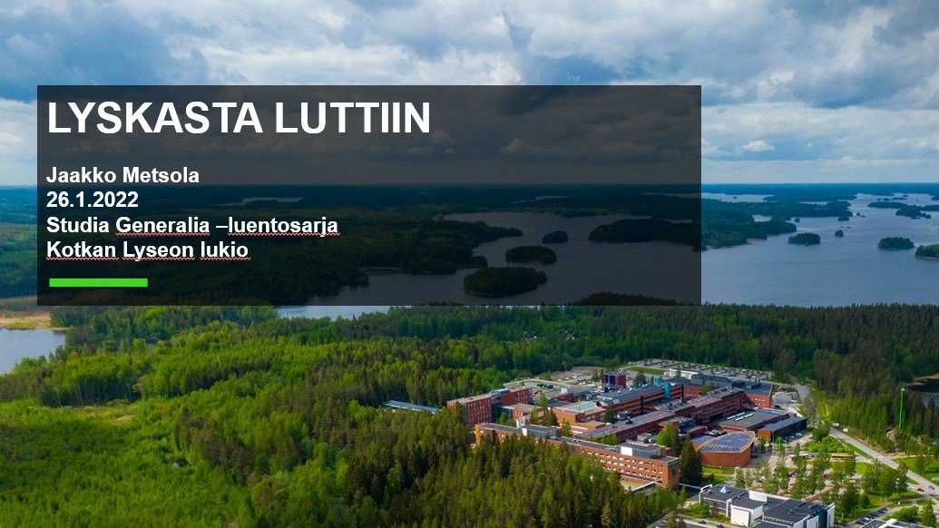 JaakkoMetsola's tweet photo. "From Lyska to @UniLUT"

It was such a great honor to be invited by my high school alma mater (Kotkan Lyseon lukio / Lyska) to talk today about my career and work as a postdoc researcher. Lyska was a great place to "learn how to learn", and that is something you need in academia. https://t.co/ODzncua4I0