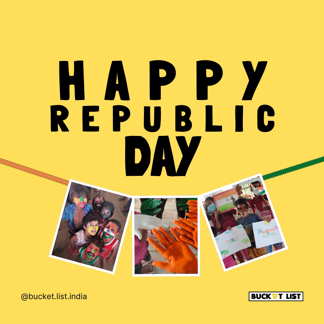 Bucketlist_in's tweet photo. To support children is to support India ♥️♥️🇮🇳🇮🇳

Happy Republic Day to all 🇮🇳🇮🇳♥️
.
#ngodelhi #ngoindia #jaihind #happyrepublicday #patriotic #indianchildren #childeducation #republicdaycelebration https://t.co/SSIriDOkS3