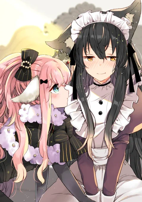 姫様とメイド

#女の子二人のイラストを貼る見た人もやる 