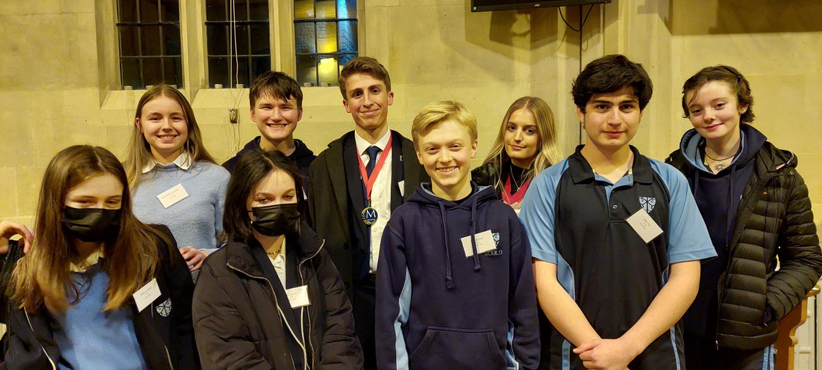 PriorPark's tweet photo. Students from F4 to L6 attended a Philosothon competition at @MonktonBath last night. The whole team did brilliantly and enjoyed grappling with some really challenging philosophical questions. A special mention goes to Euan who was awarded a Best Philosopher medal. https://t.co/hcva0FdLjr