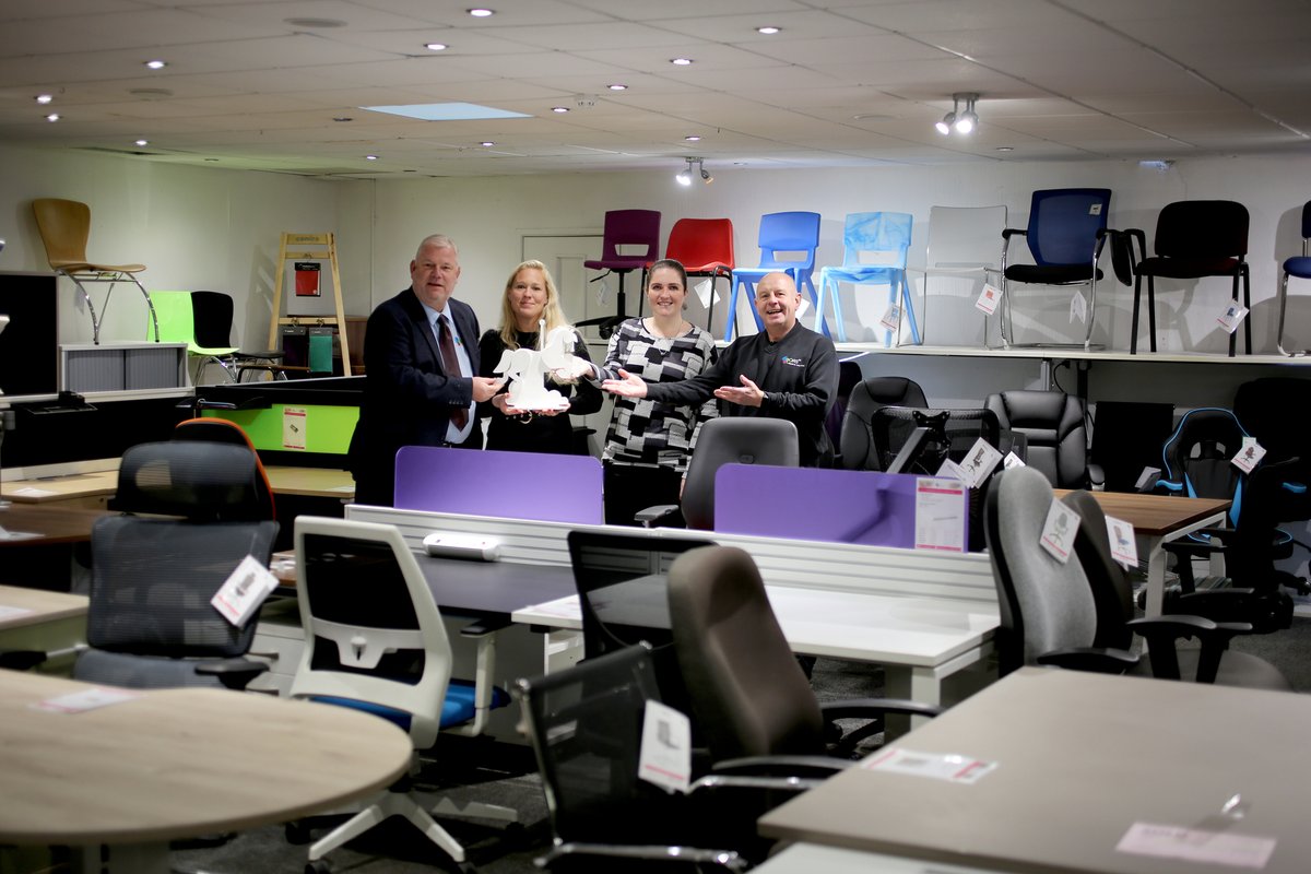 ORS_Office's tweet photo. @BurtonCarousel has come up with a fantastic sculpture trail which will be running across Burton for 10 weeks over the summer period. Something we are proud to be a sponsor of and a great way to really bring our community together.

#burton #officefurniture https://t.co/GIq9DIzwxg