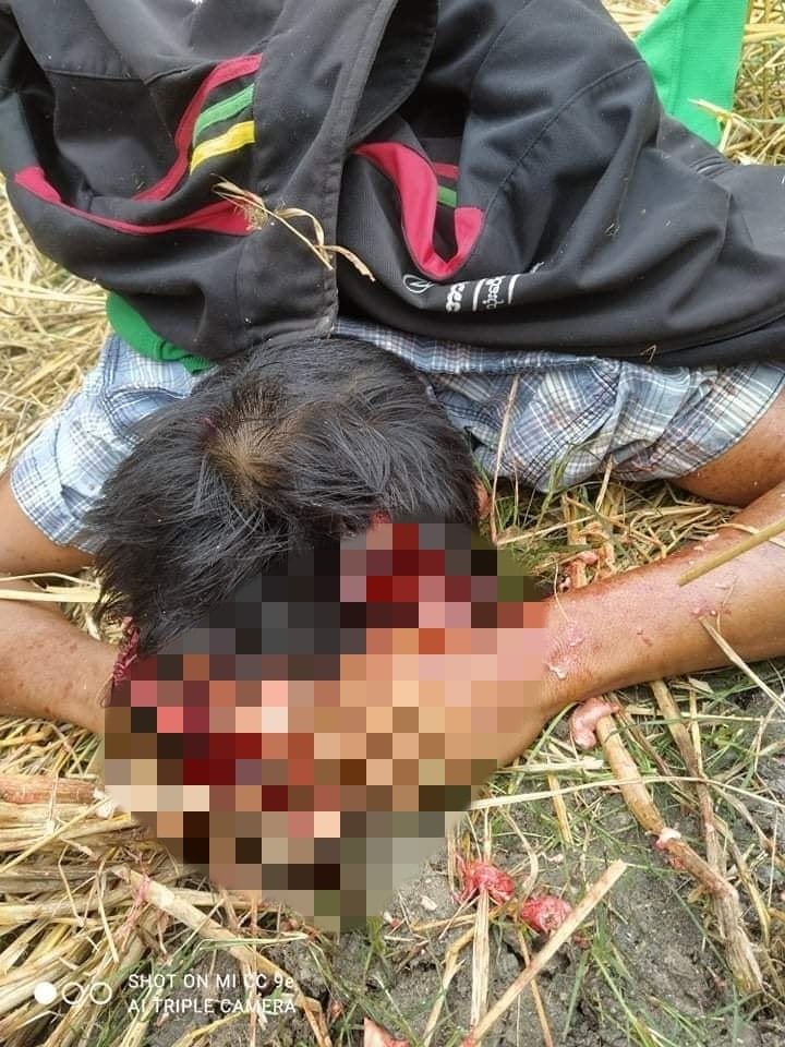 nslwin's tweet photo. Khin-U, Sagaing:

Houses were set alight by SAC Terrorists in 5 villages in Khin-U Township on January 25th &amp; 26th. 

At least 7 unarmed civilians were shot dead. SAC Terrorists burned some dead bodies. 

#WhatsHappeningInMyanmar #2022Jan26Coup https://t.co/OMckLR6CWq