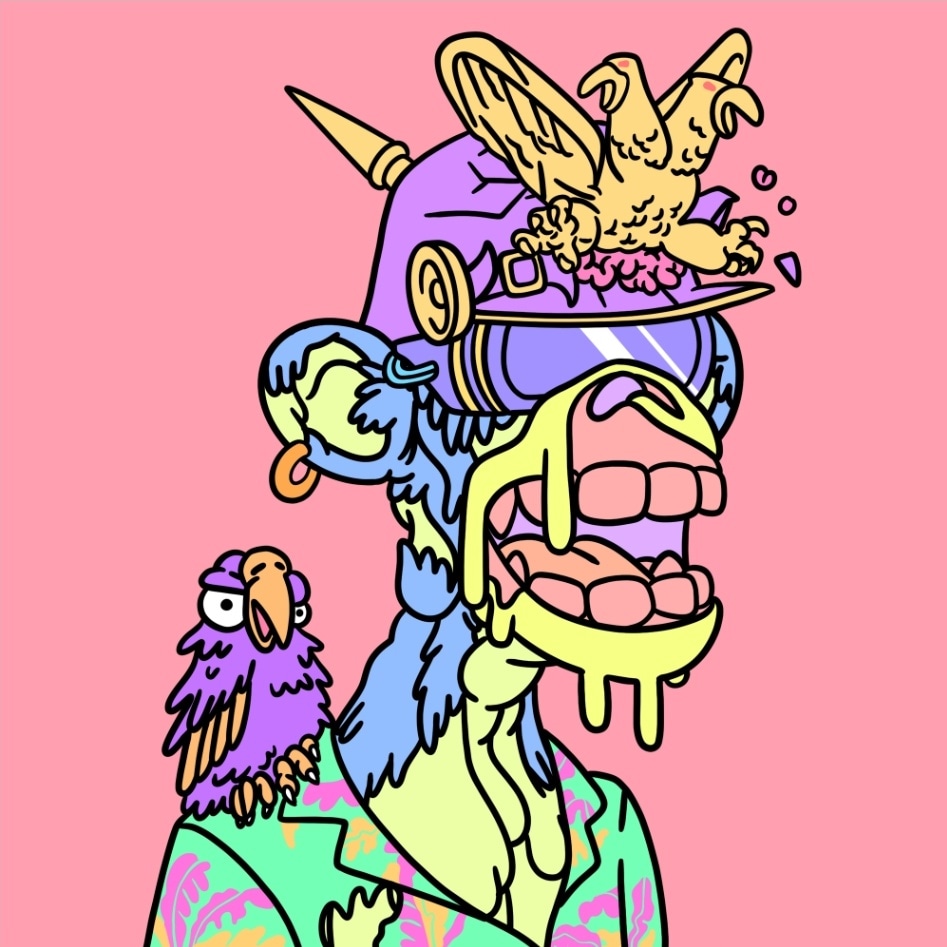 bigcodeezy's tweet photo. @Vinson_Keefe_ @UndeadPastelNFT Birdman! https://t.co/MHA5htfMUv