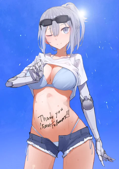 15000+フォローありがとうイラストです! 