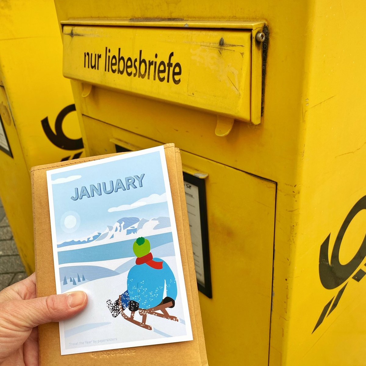 papersisters's tweet photo. 💌Strictly Love Letters Only! We spotted this #Mailbox   in Cologne but you can find these mailboxes all over Germany. Perfect to drop a #postcard for #postcrossing https://t.co/6v1dEfbyiM