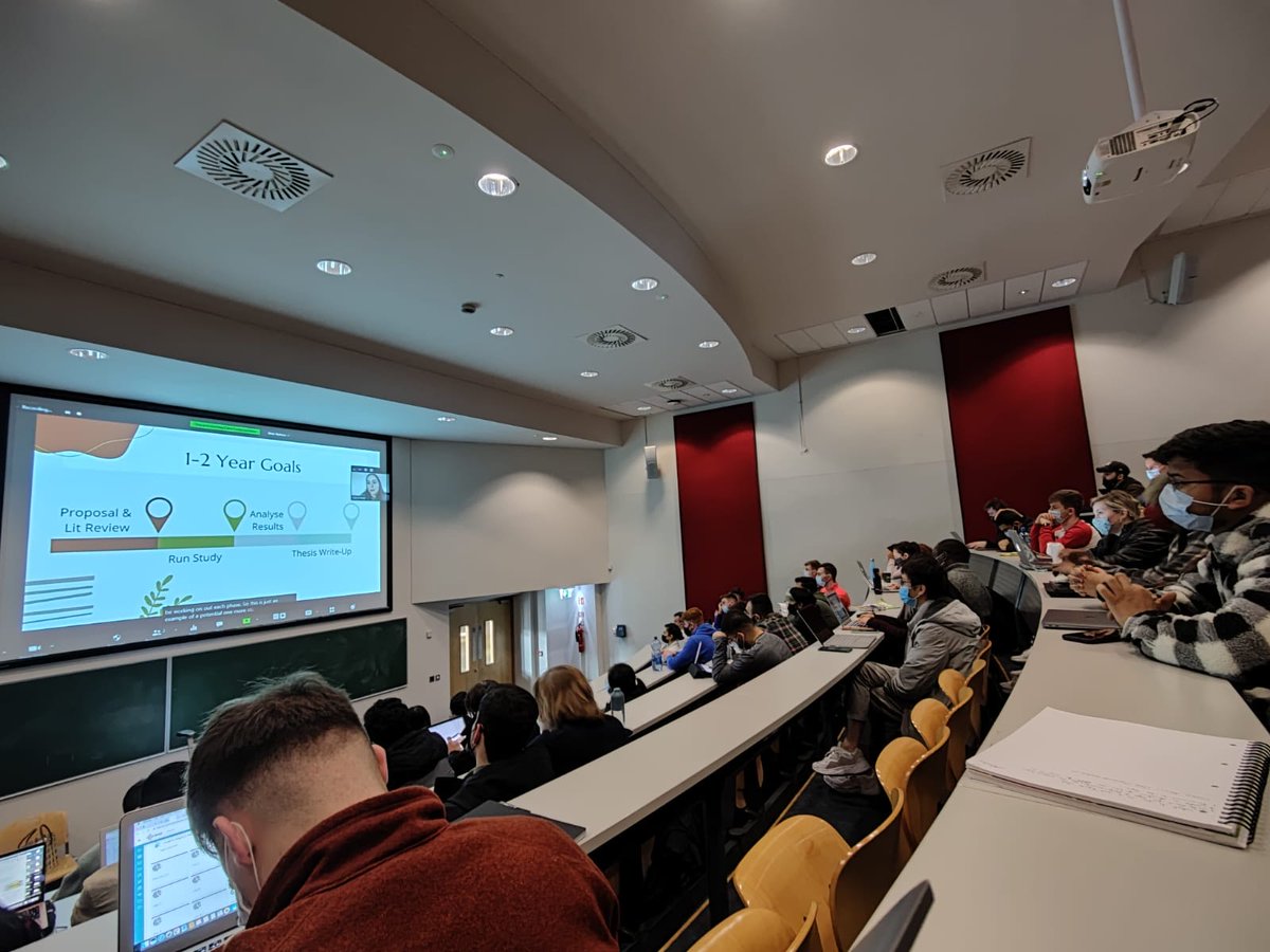 SHealthtruths's tweet photo. I went from being a Youtube fangirl to having one of my favourite YouTubers (@phdproductivity) join my favourite classroom @BusinessDCU !Hoping that the topics of habits, balance, productivity &amp; focus presented to students, within their particular learning context is helpful! https://t.co/94YyVAY2D8