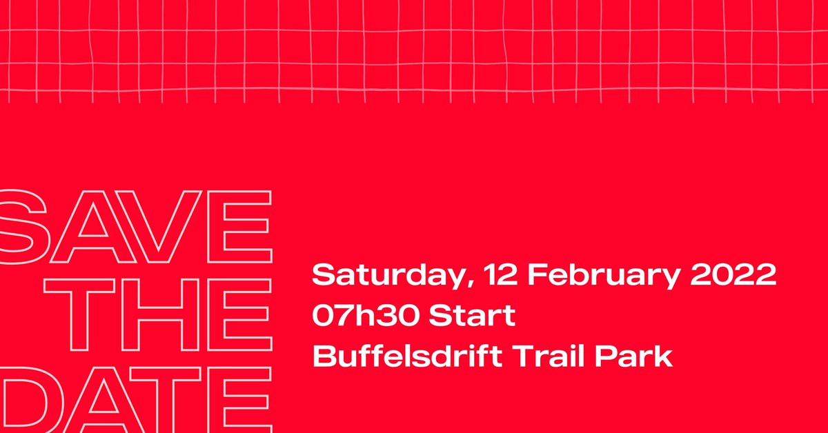 SOXfootwear's tweet photo. 17 days to go until our first club run for 2022!
Test your new year's training with our 5km or 10km trail run route at Buffelsdrift Trail Park from 07h30. #SoxFootwear #StepOut #stepoutchallenge #TrailRunning https://t.co/P1NGI7SXA1
