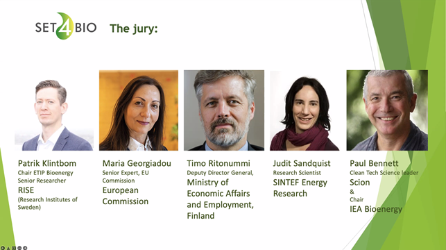 Here is the Jury of the @Set4Bio #innovation challenge 🏆 
Still time to join in: register here bit.ly/3rSeMfh
Full agenda bit.ly/3G64Bsq 
#bioenergy #renewable #fuels