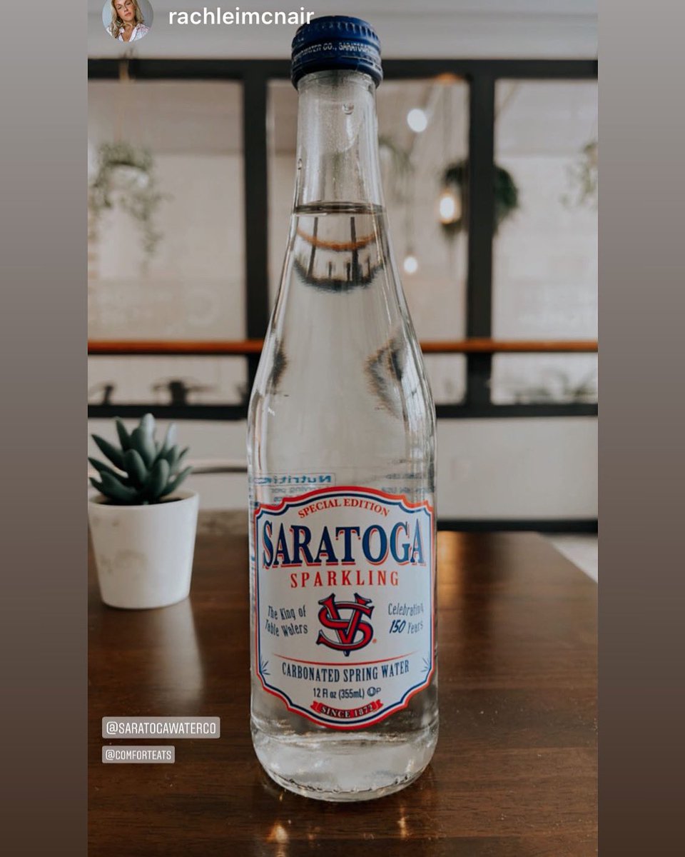 Still loving our Special Edition bottles! 😍 @rachleimcnair #saratogawater #saratogasprings #specialedition #anniversary #instagood
