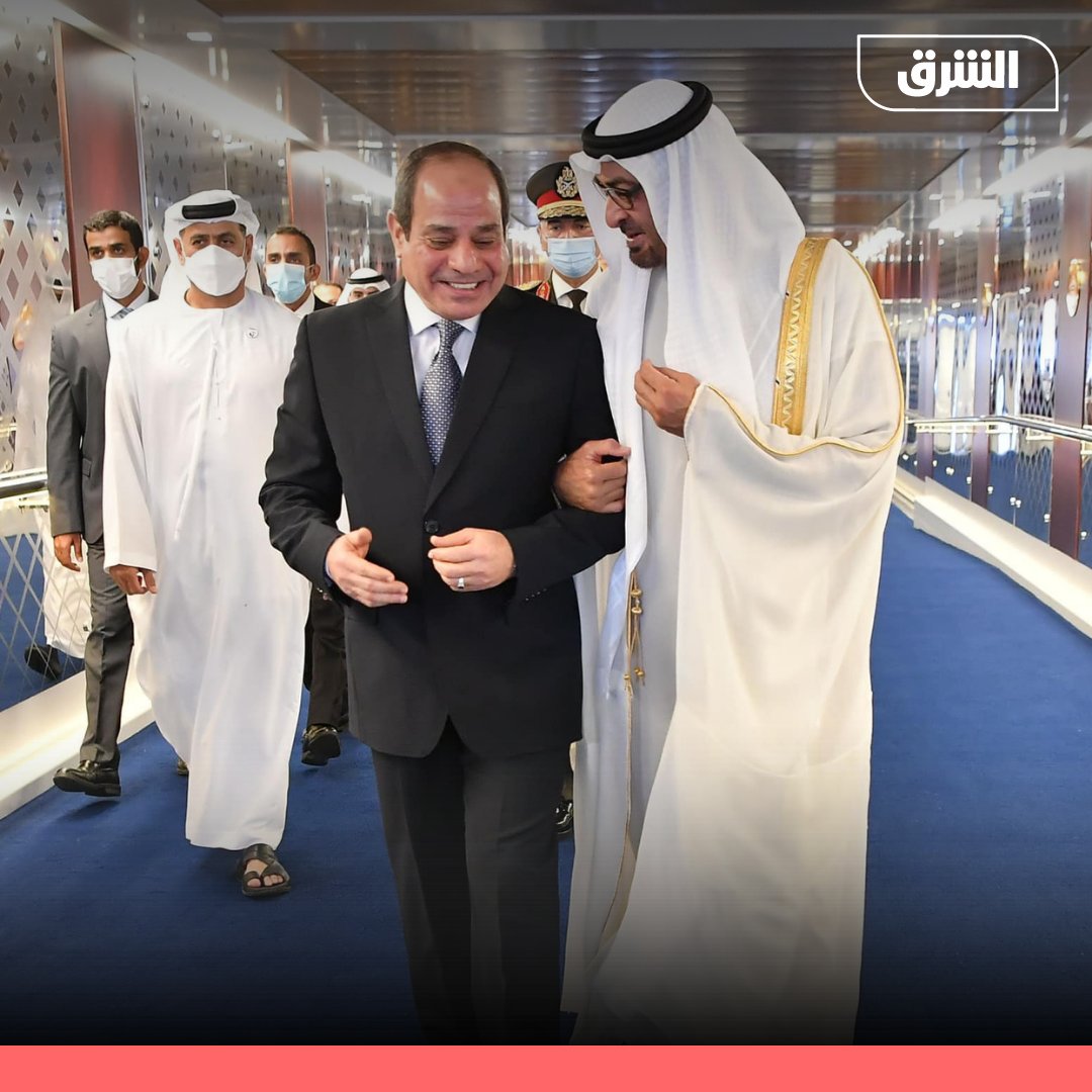 AsharqNews's tweet photo. الرئيس المصري عبد الفتاح السيسي يصل أبوظبي في زيارة رسمية لبحث العلاقات الثنائية بين البلدين ويلتقي ولي عهد الإمارات الشيخ محمد بن زايد 
#الشرق #الشرق_للأخبار https://t.co/ckXlPYHp2O