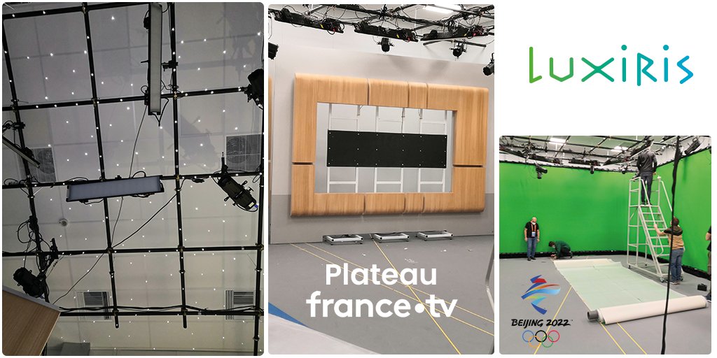 Installation à Pékin du plateau JO en décor virtuel de <a href="/francetv/">France tv</a>. Malgré les aléas supplémentaires que crée la pandemie... Célian, <a href="/stYpeTV/">stYpe</a> et l'équipe de France Télévisions, avancent la configuration du système de tracking ! #Beijing2022 #decorvirtuel #tracking