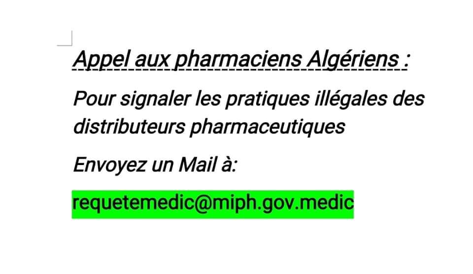 santenews_dz's tweet photo. 📢Appel #SNAPO  contre les pratiques illégales https://t.co/tMEAqeodiE