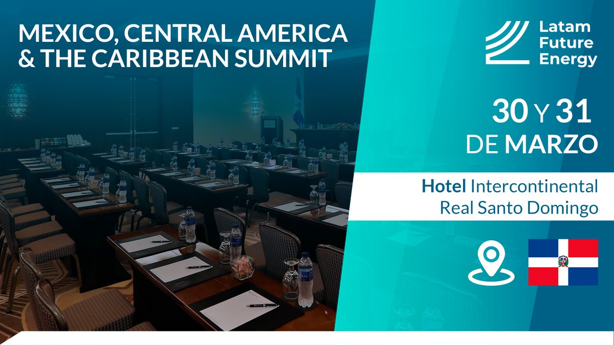 Enormes expectativas por la conferencia y networking de Latam Future Energy 

Este 30 y 31 de marzo, el sector de las #EnergíasRenovables se reencontrará en República Dominicana para analizar mercados, explorar nuevos negocios y crear sinergias 

latamfutureenergy.com/producto/entra…