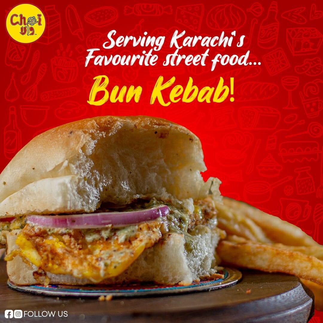 chaiwalapk's tweet photo. The iconic Bun Kebab is here to make a statement! Enjoy our range of Kebab flavours mixed with spicy condiments, fresh vegetables and soft buns! 

Come over 🚗 to Chai Wala ☕️ today and savor the real spicy bun kebab flavor.

#PeeyoMagarPyaarSe #Chaiwalapk #bunkababs🍔 #Karachi https://t.co/AyGhQ6QzbA