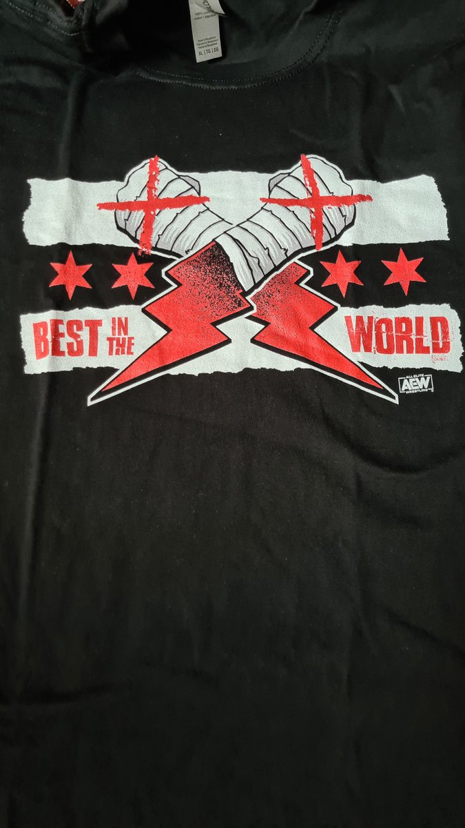 SantaAFCchana's tweet image. Another @cmpunk t shirt has arrived 😁 #CMPunk #CMPunkIsAllElite #AEW #GlobalShopAEW #ShopAEW