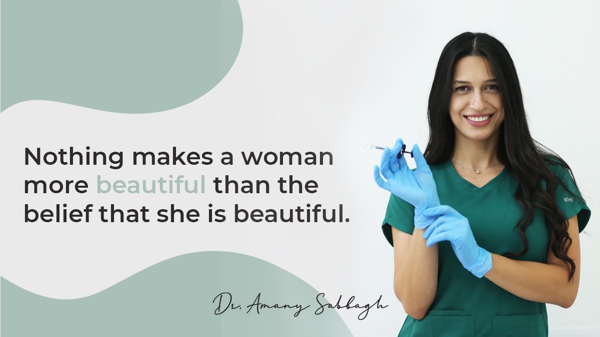 Keeping a natural look is a big part of my practice. 

Believe in your own power and others will see it shine.✨

#AestheticMedicine #SelfLove #DrAmanySabbagh