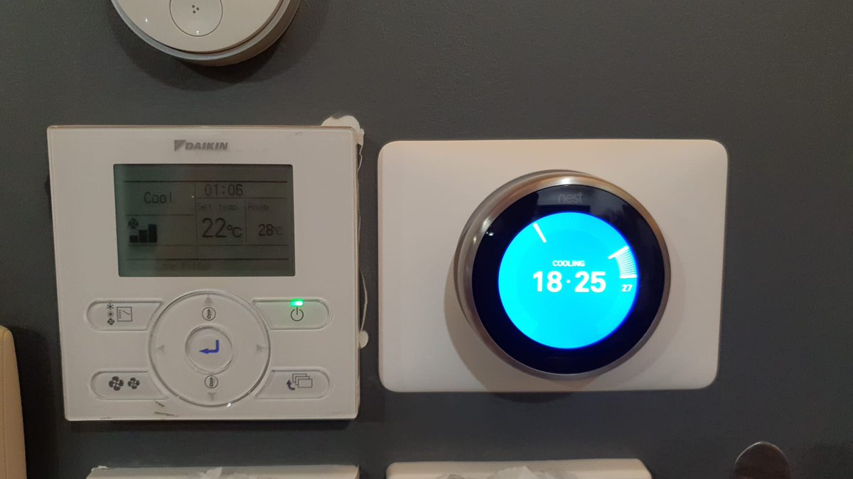 Nest Learning Thermostat Adapter on X: Dropair Labs's solution for the gas  boiler heat system+VRV/VRF Heat Pump air conditioner such as Daikin,  Mitsubishi, Fujitsu etc. Dropair adapter has the AC control and
