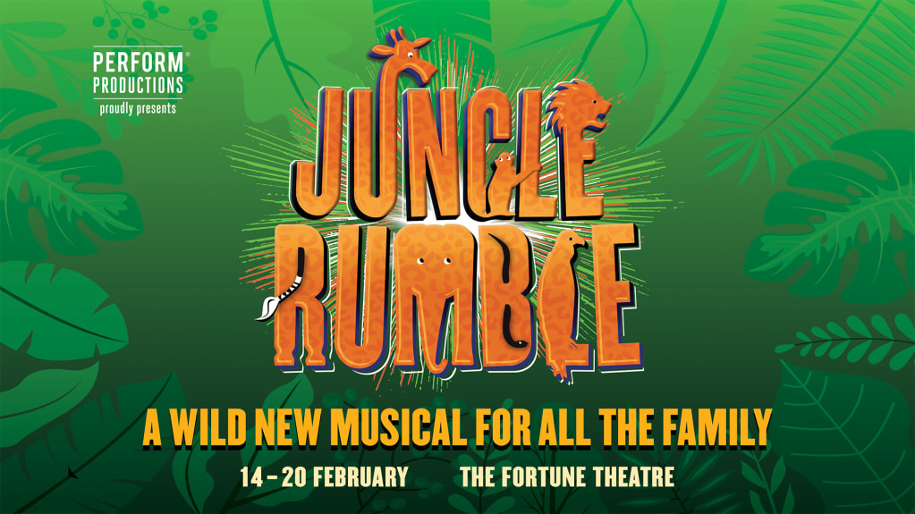 ChristChurchCM2's tweet photo. Perfom, which meets at Christ Church will be staging
Jungle Rumble in the West End. The story tells of ancient elephant Eeli, shy zebra Zella and cheeky monkey Boo, as they journey deep into the heart of the jungle on a fearless expedition to rescue Snow, the last white lion. https://t.co/R9NZvmpl9j