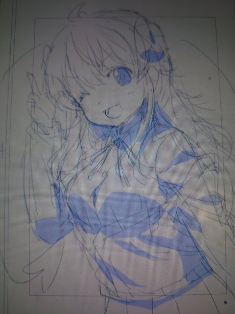 今描いてるやつ 