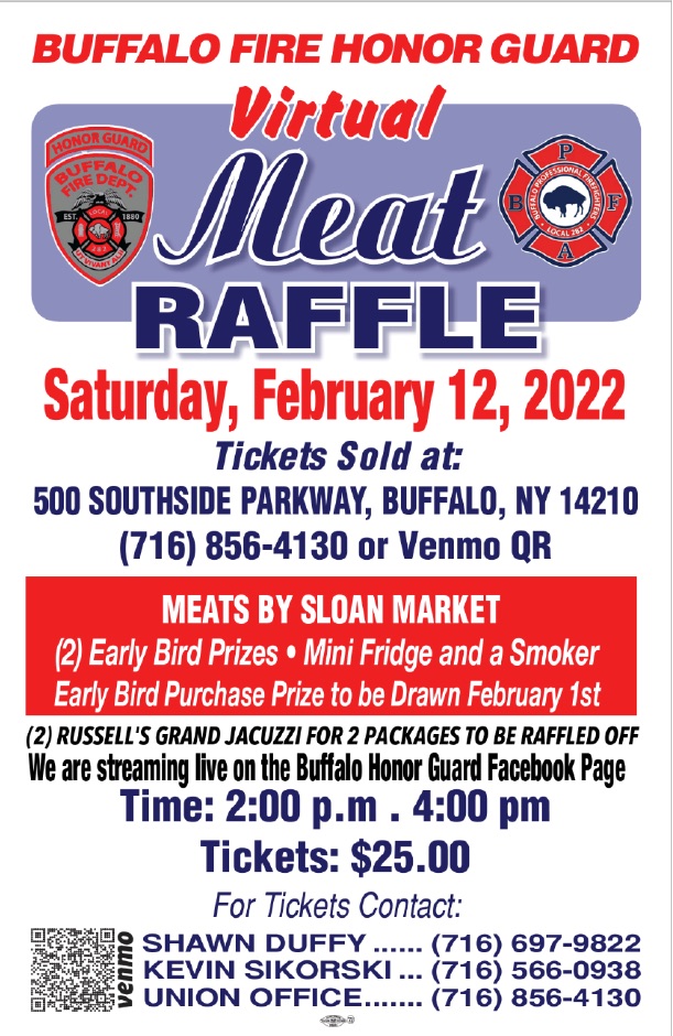 Only a few days left to be entered in for the early bird drawing of a smoker or a mini fridge. Payments can be sent via Venmo to @BFDLocal282
You can also stop in the union office at 500 Southside, or call one of the members listed to get them. Good Luck!