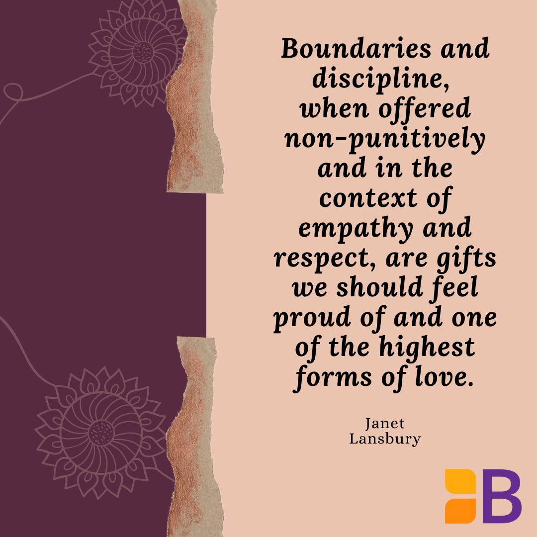 HighFiveK12's tweet photo. Boundaries. Are. Discipline. - 💜 
🌐 https://t.co/6ZBSzhxabd 
#behaviorflip #restorativepractices #traumainformed #growthmindset #socialemotionallearning #pbis https://t.co/aULW447c9q
