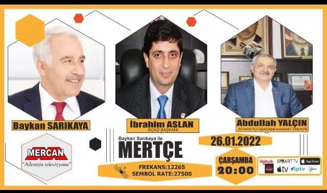 abdullahyalcin_'s tweet photo. Bu akşam 20.00’da mercan tv de mertçe programındayız izlemeniz dileği ile. https://t.co/VSXSPr3NKG