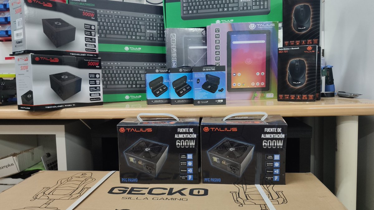 appibiza's tweet photo. La familia de productos @taliustech crece en nuestra tienda. Siilas #Gaming, tablets de gran calidad, ratones inalambricon, auriculares Bluetooth, fuentes alimentación entre otros productod. #talius #tablets #sillas #teclados #informatica #LocosporTalius https://t.co/romXKbGvzO