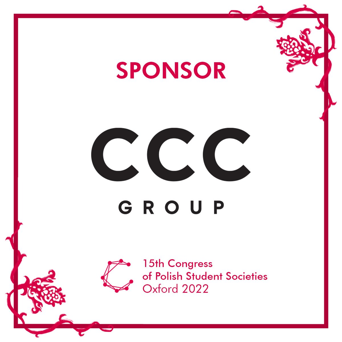 CongressPL's tweet image. We are thrilled to announce that CCC Group is sponsoring XV Congress of Polish Student Societies in the UK! 

We would like to thank the CCC Group for their support for the Congress and we look forward to our cooperation!

💻 Learn more about CCC Group: corporate.ccc.eu/en/business-pr…