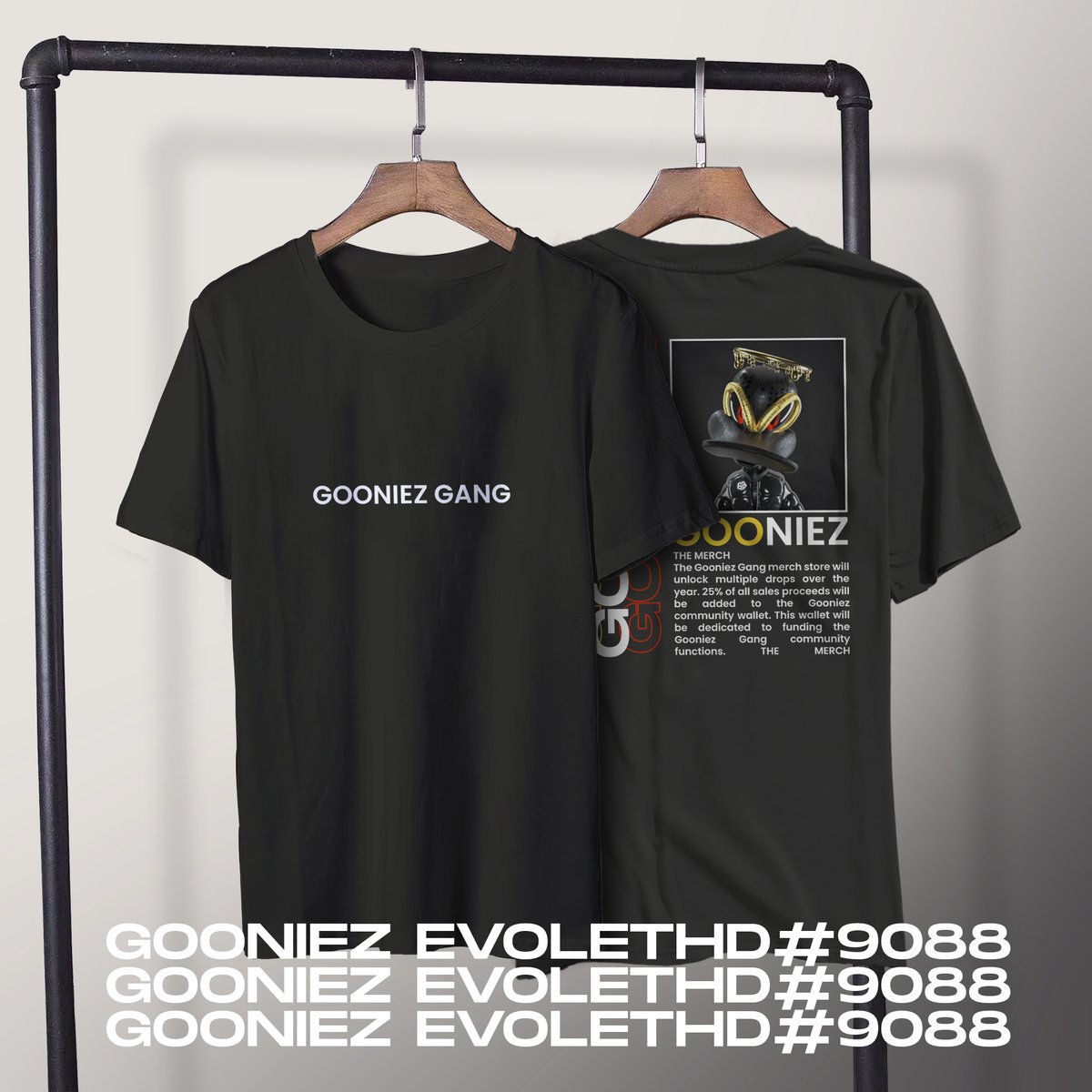 Sammuhamad7's tweet photo. My Gooniez Merch
@GooniezNFT @GooniezWL https://t.co/64CycQ48wJ