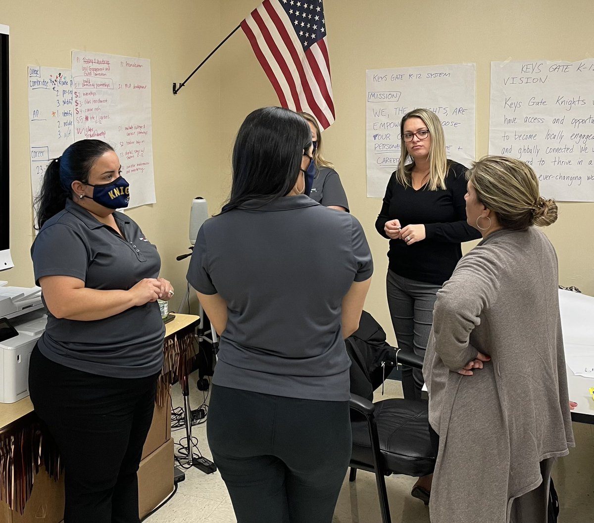 drdchristiansen's tweet photo. Go Knights!  Thank you to @SchoolKeys @EddieRuiz531 @JGranino @DanielVerdier2 @rwindlerfreitag @CorbetWilson for providing personalized college &amp; career pathways across K12 system for 2500 students in Keysgate Nation #schoolchoiceweek #csusaproud https://t.co/AlrQljV6kP