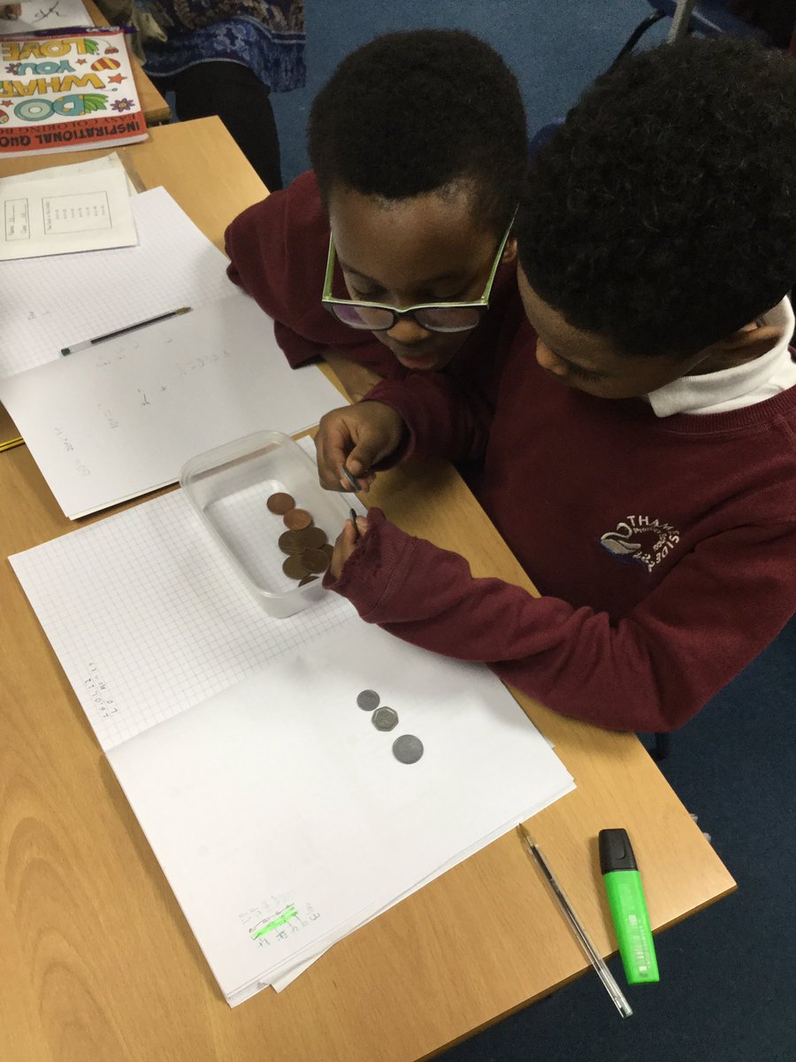 ThamesideSch's tweet photo. Exploring money in GLE today! How much money do we have? What happens when we have more than 100p? #GLEtps #mathstps https://t.co/INrtTVRlEi
